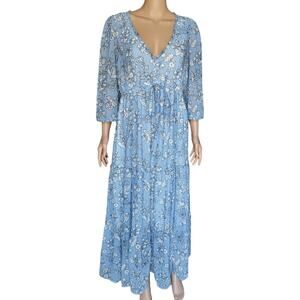 Wayward Fancies Eshakit Dress Womans
 1X 16W Floral Fairy Princess Maxi Cottage